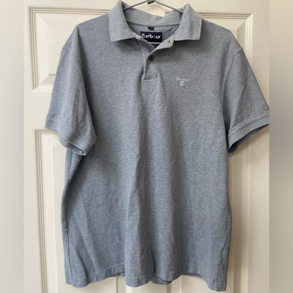 Barbour Classic Gray Polo Shirt for Men